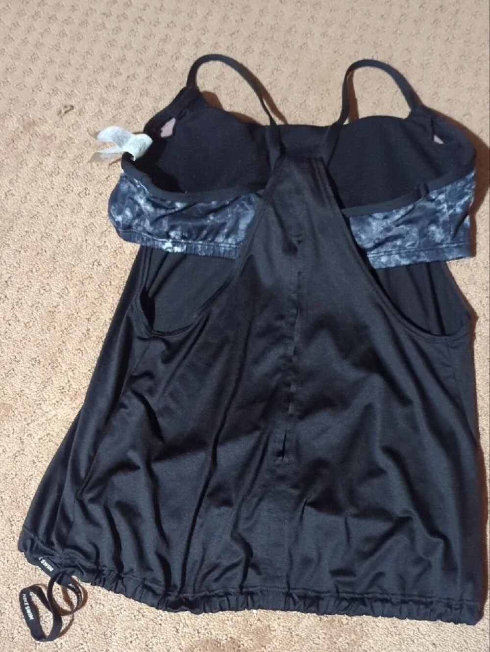 Nike Black Swim Tank Top